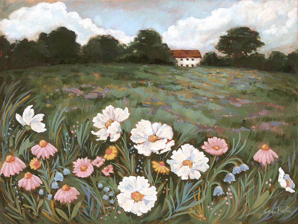 Wildflower Meadow art print by Sara Baker for $57.95 CAD