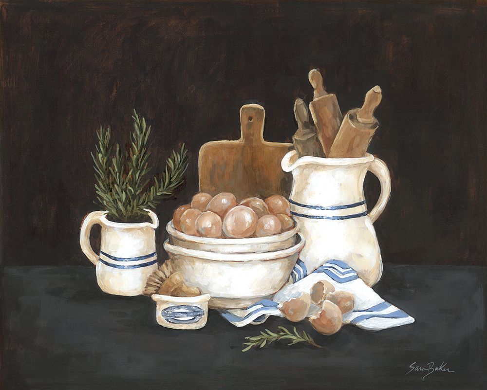 Farm Fresh Kitchen art print by Sara Baker for $57.95 CAD