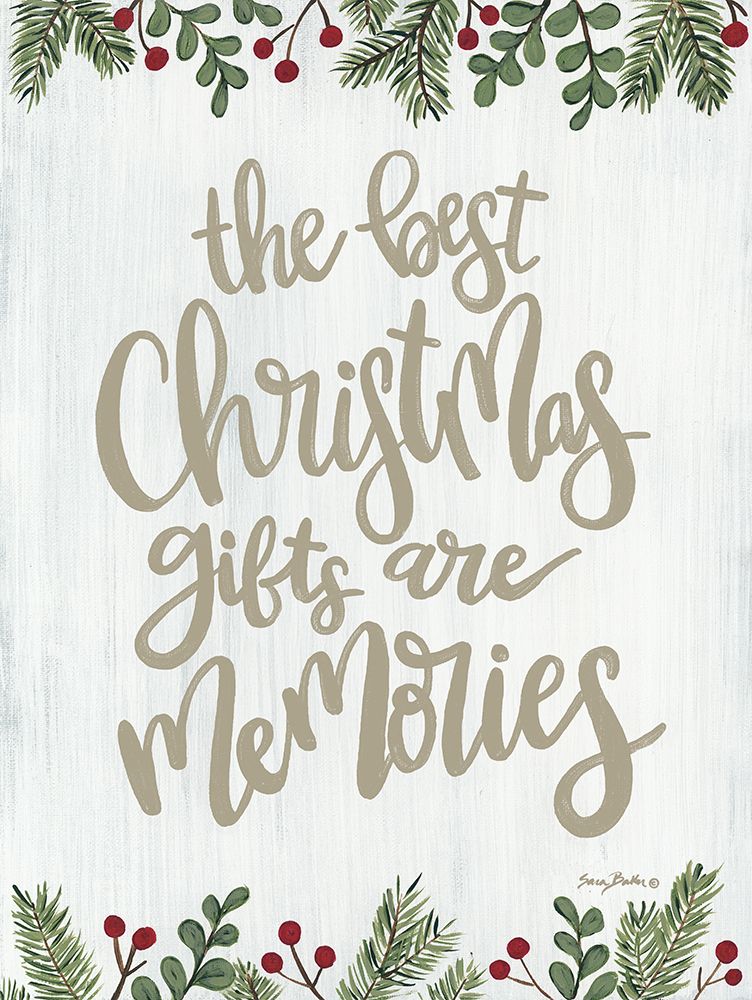The Best Christmas art print by Sara Baker for $57.95 CAD