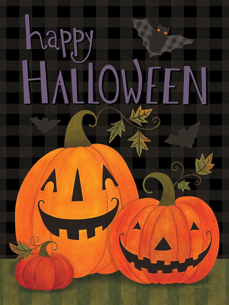 Happy Jack Lanterns art print by Bernadette Deming for $57.95 CAD