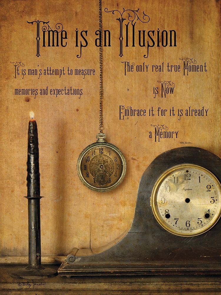 Time is an Illusion art print by Billy Jacobs for $57.95 CAD