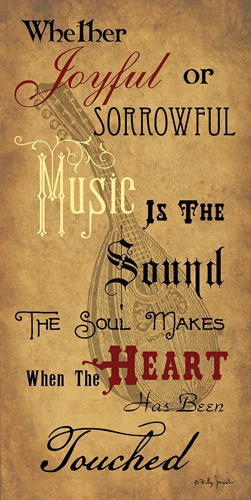 Sound of the Soul  art print by Billy Jacobs for $57.95 CAD