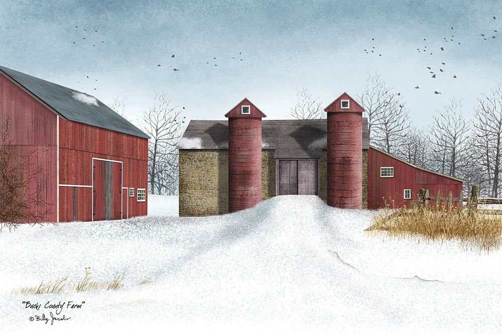 Bucks County Farm art print by Billy Jacobs for $57.95 CAD