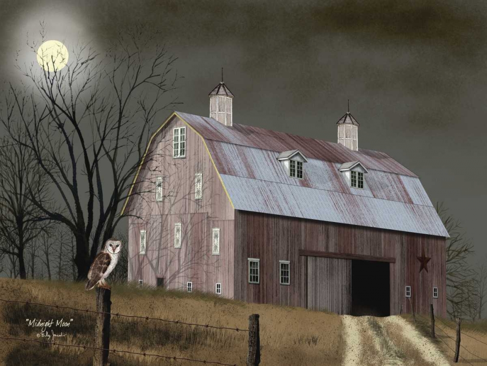 Midnight Moon art print by Billy Jacobs for $57.95 CAD