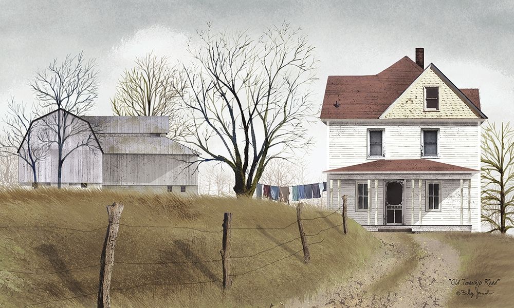 Old Township Road       art print by Billy Jacobs for $57.95 CAD
