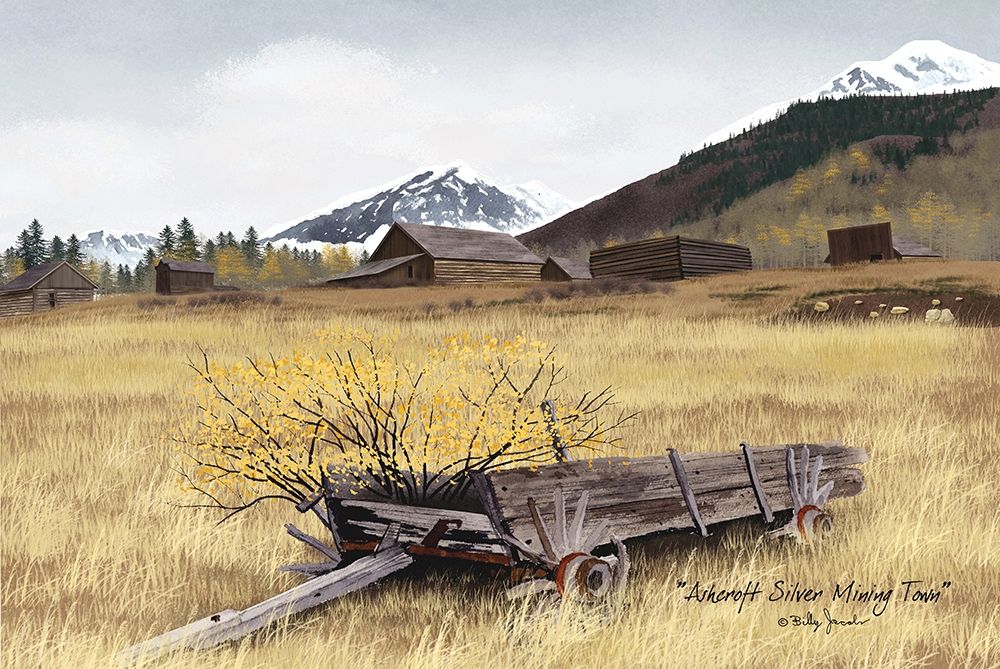 Ashcroft Silver Mining Town art print by Billy Jacobs for $57.95 CAD