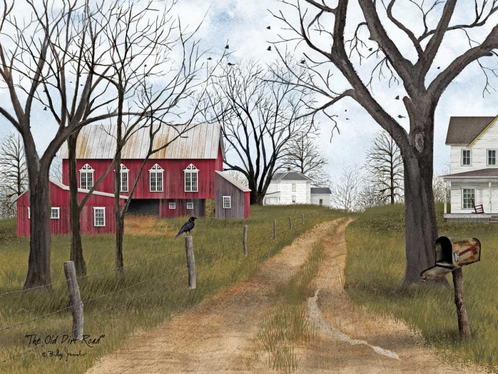 The Old Dirt Road art print by Billy Jacobs for $57.95 CAD