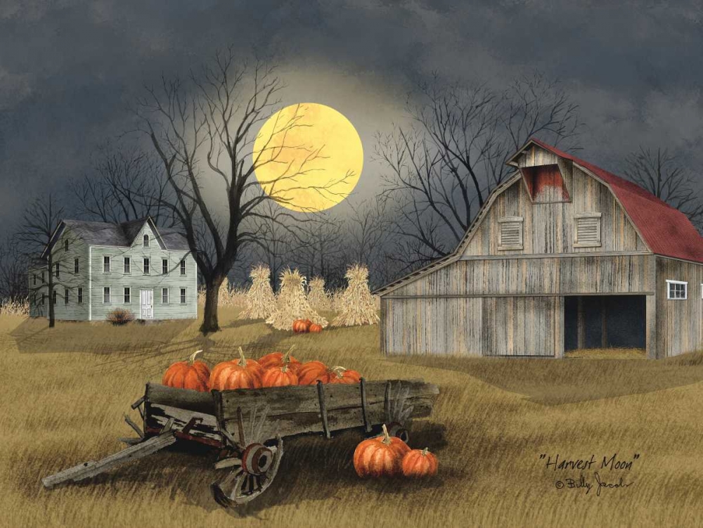 Harvest Moon art print by Billy Jacobs for $57.95 CAD
