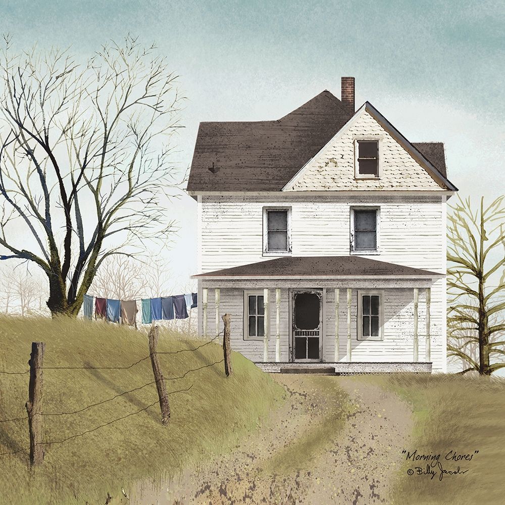Morning Chores art print by Billy Jacobs for $57.95 CAD
