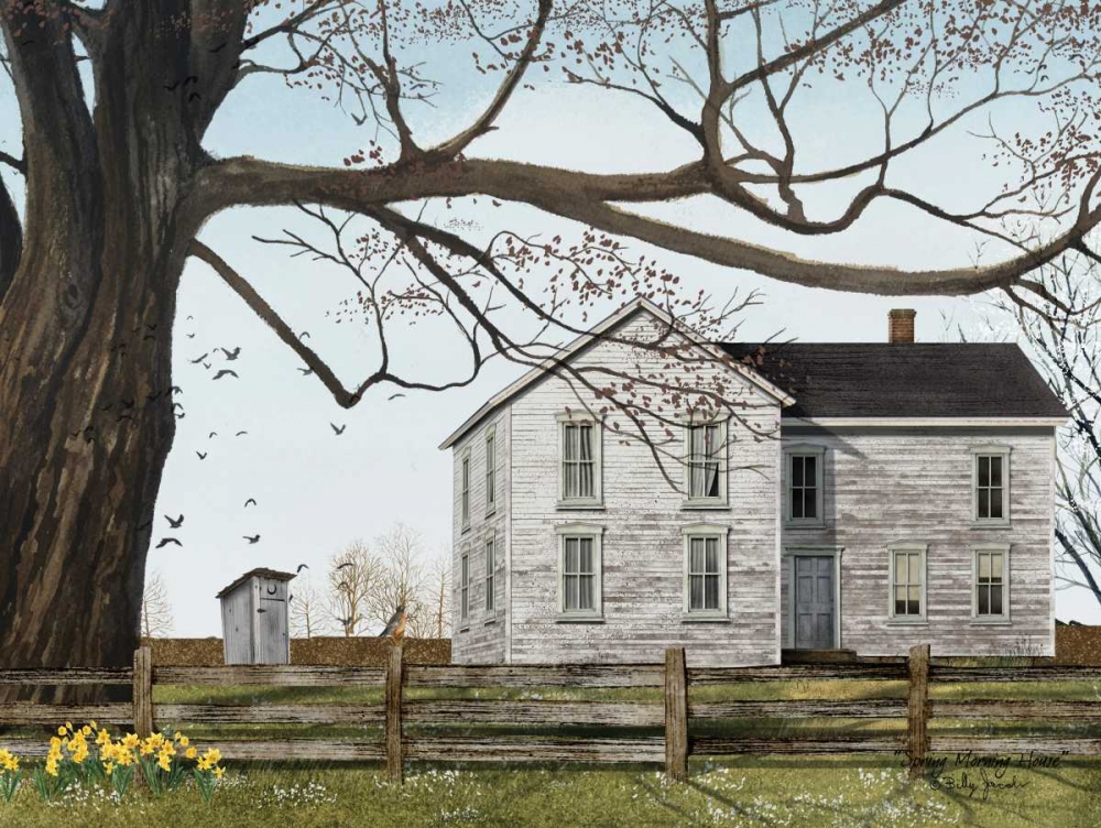Spring Morning House art print by Billy Jacobs for $57.95 CAD
