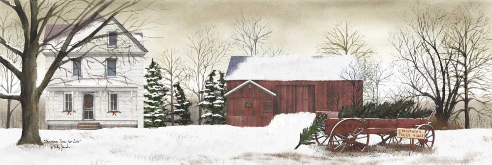 Christmas Trees for Sale art print by Billy Jacobs for $57.95 CAD