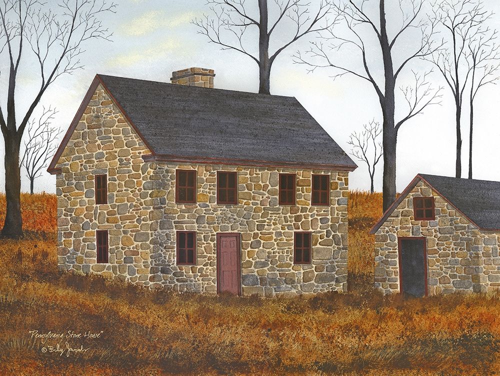 Pennsylvania Stone House art print by Billy Jacobs for $57.95 CAD