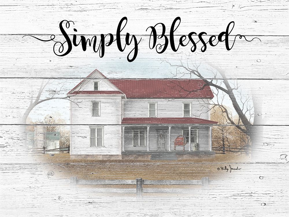 Simply Blessed art print by Billy Jacobs for $57.95 CAD