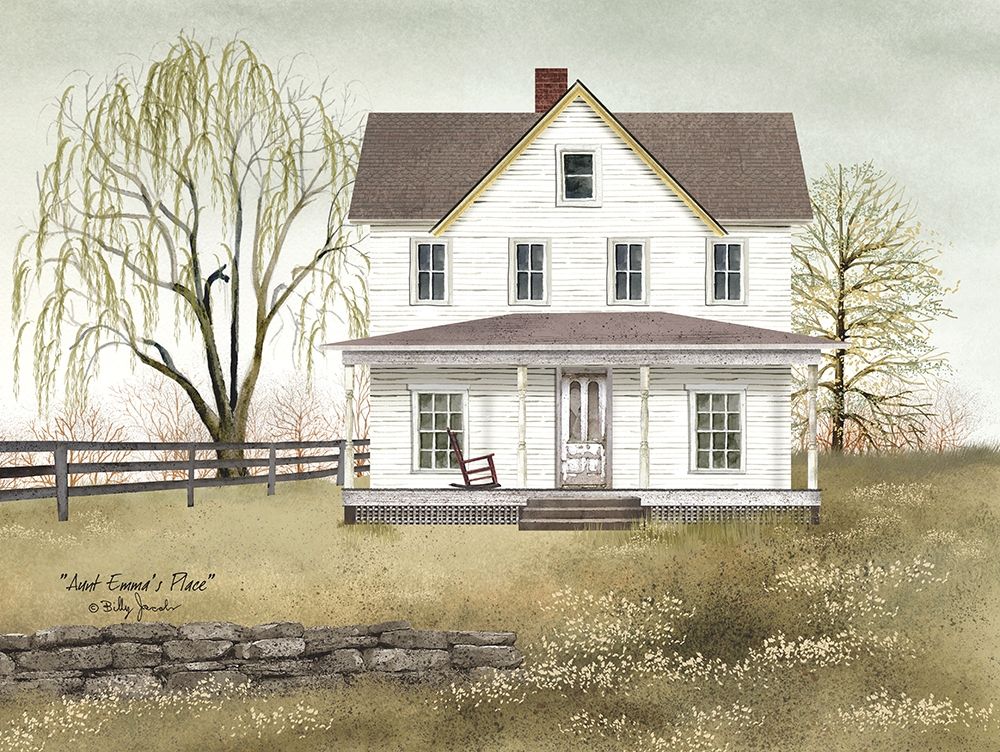 Aunt Emmas Place art print by Billy Jacobs for $57.95 CAD