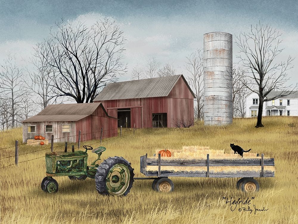 Hayride art print by Billy Jacobs for $57.95 CAD