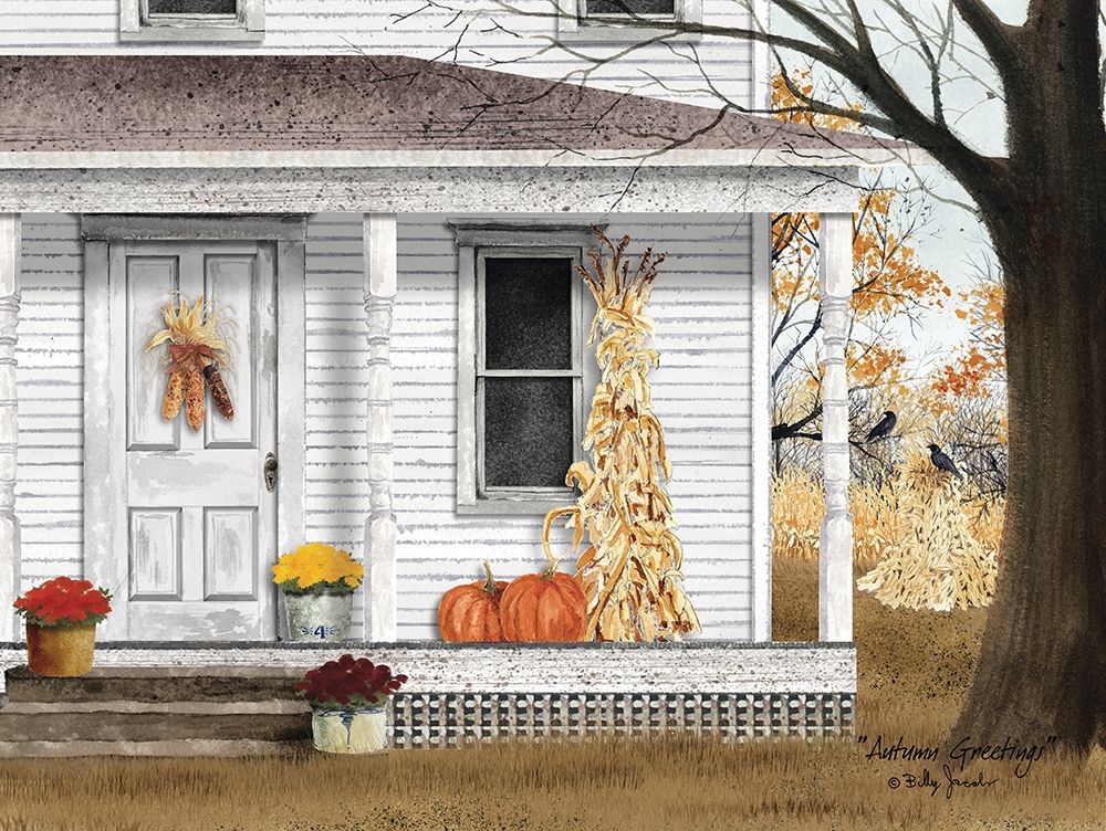 Autumn Greetings art print by Billy Jacobs for $57.95 CAD
