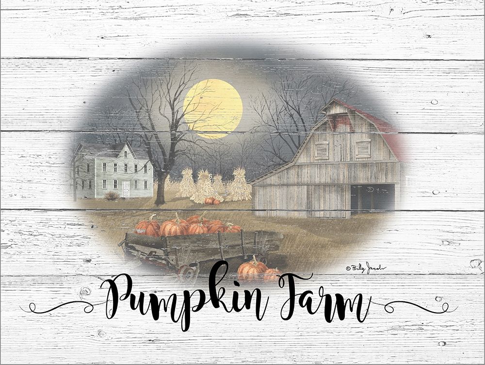 Pumpkin Farm art print by Billy Jacobs for $57.95 CAD