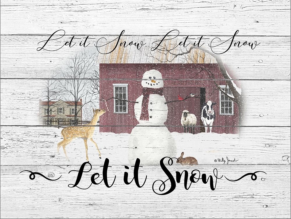 Let It Snow art print by Billy Jacobs for $57.95 CAD
