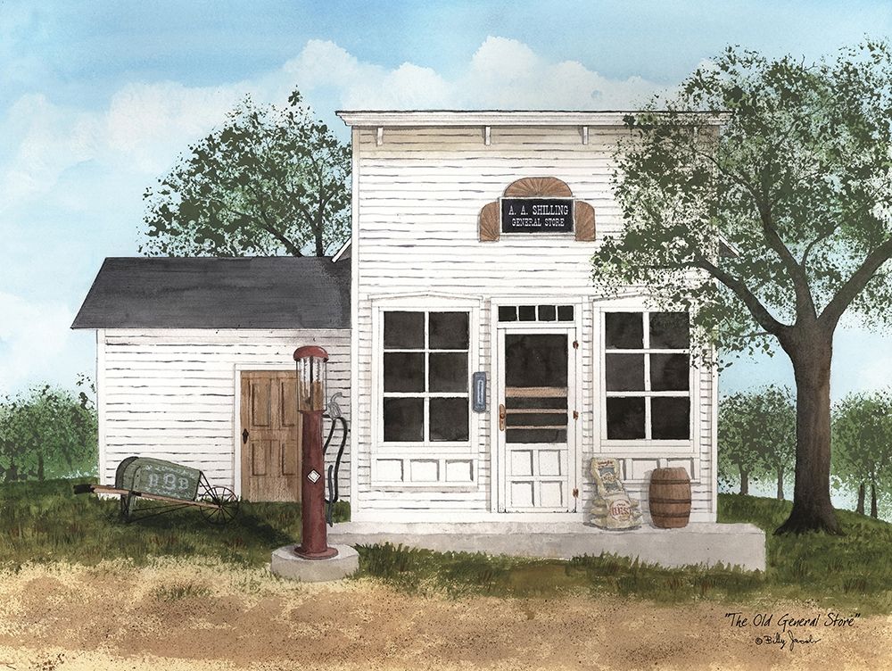 The Old General Store art print by Billy Jacobs for $57.95 CAD
