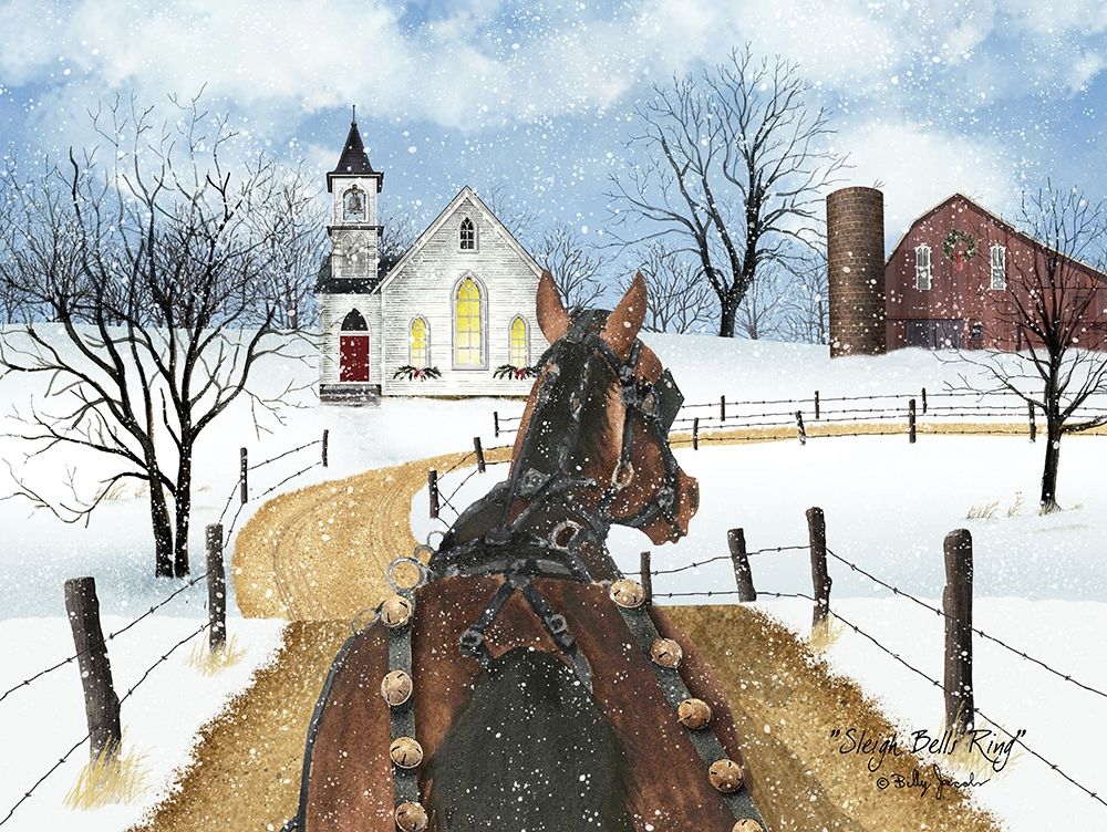 Sleigh Bells Ring art print by Billy Jacobs for $57.95 CAD
