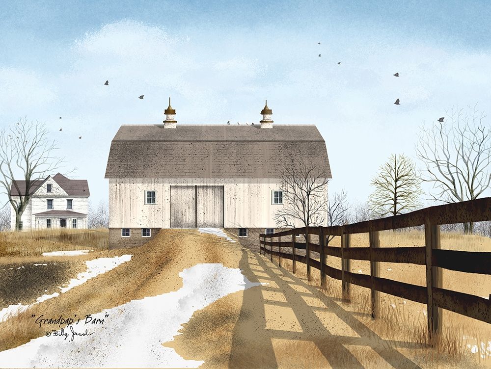 Grandpas Barn art print by Billy Jacobs for $57.95 CAD