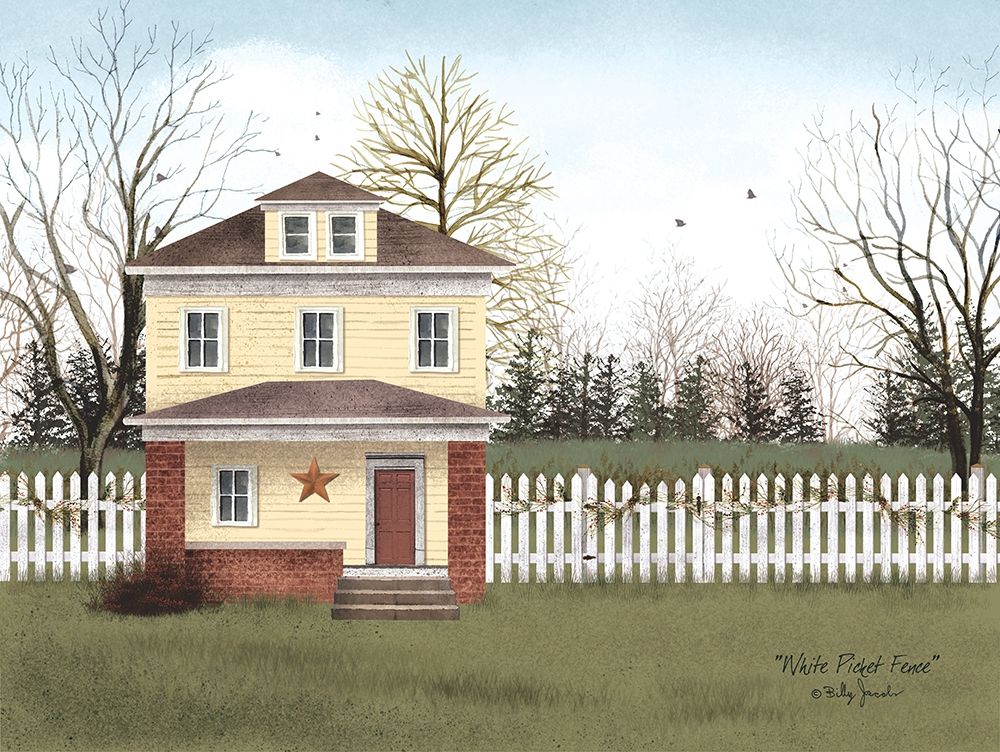 White Picket Fence art print by Billy Jacobs for $57.95 CAD