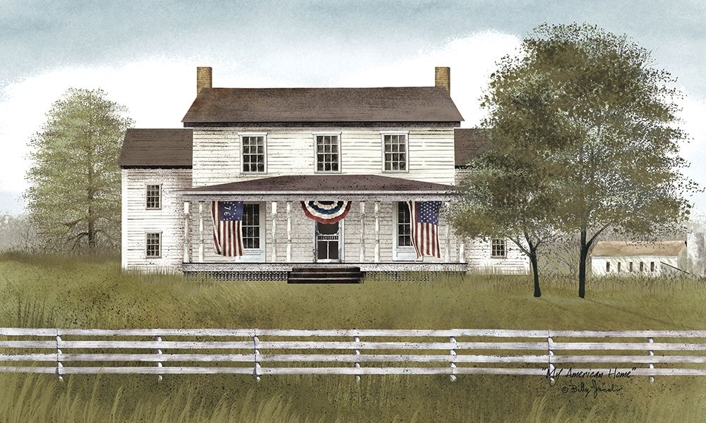 My American Home              art print by Billy Jacobs for $57.95 CAD