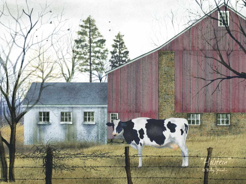 Holstein art print by Billy Jacobs for $57.95 CAD
