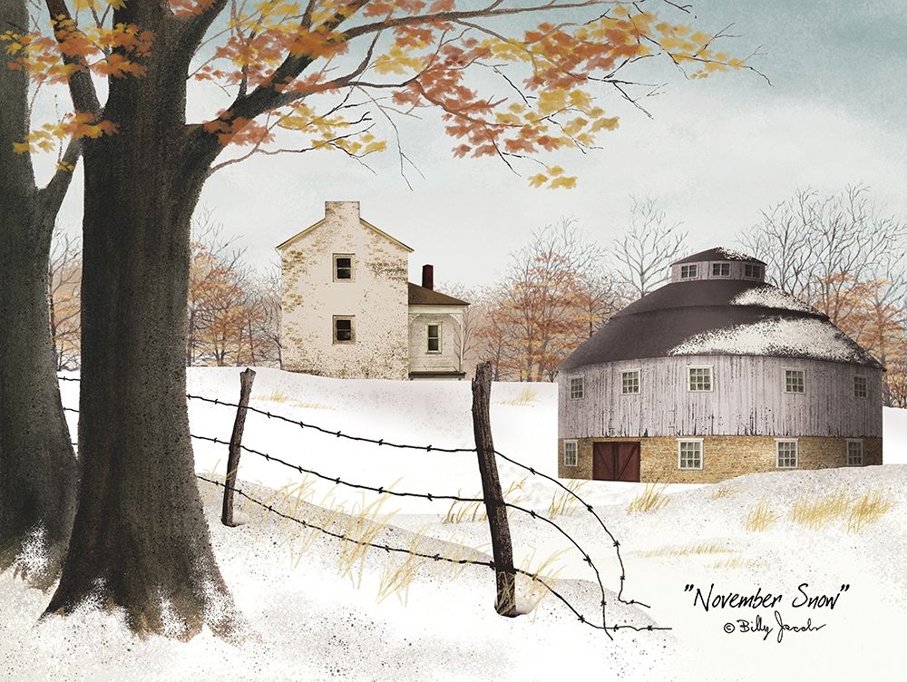 November Snow art print by Billy Jacobs for $57.95 CAD