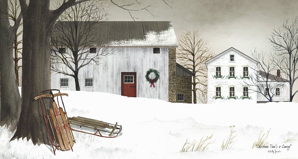 Christmas Times a Coming     art print by Billy Jacobs for $57.95 CAD
