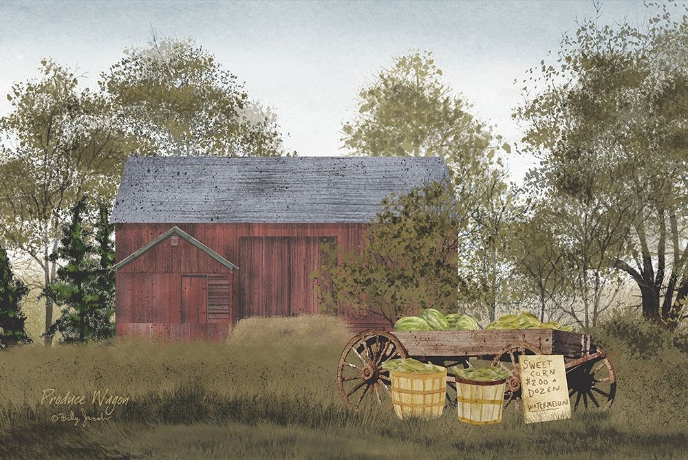 Produce Wagon      art print by Billy Jacobs for $57.95 CAD