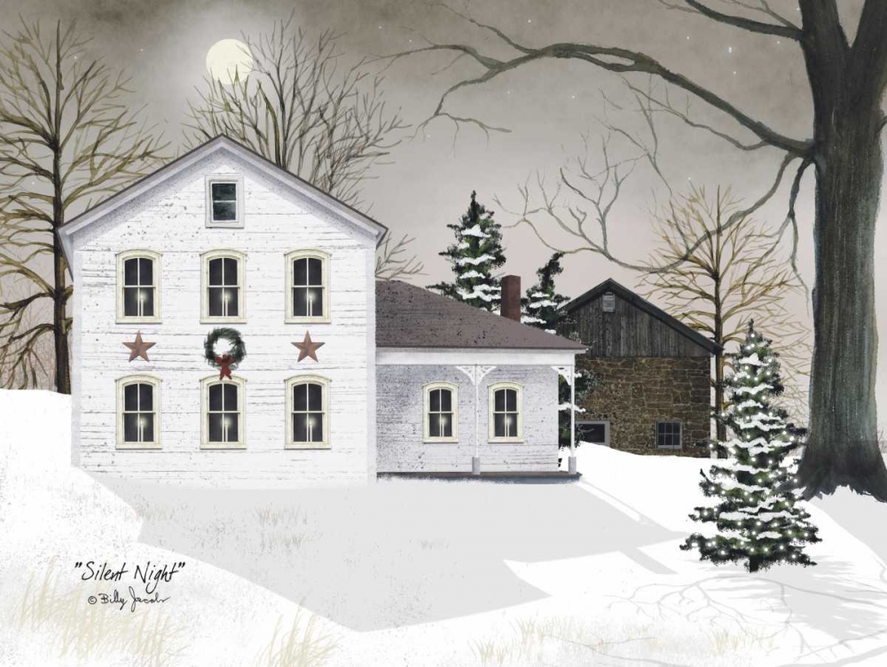 Silent Night art print by Billy Jacobs for $57.95 CAD