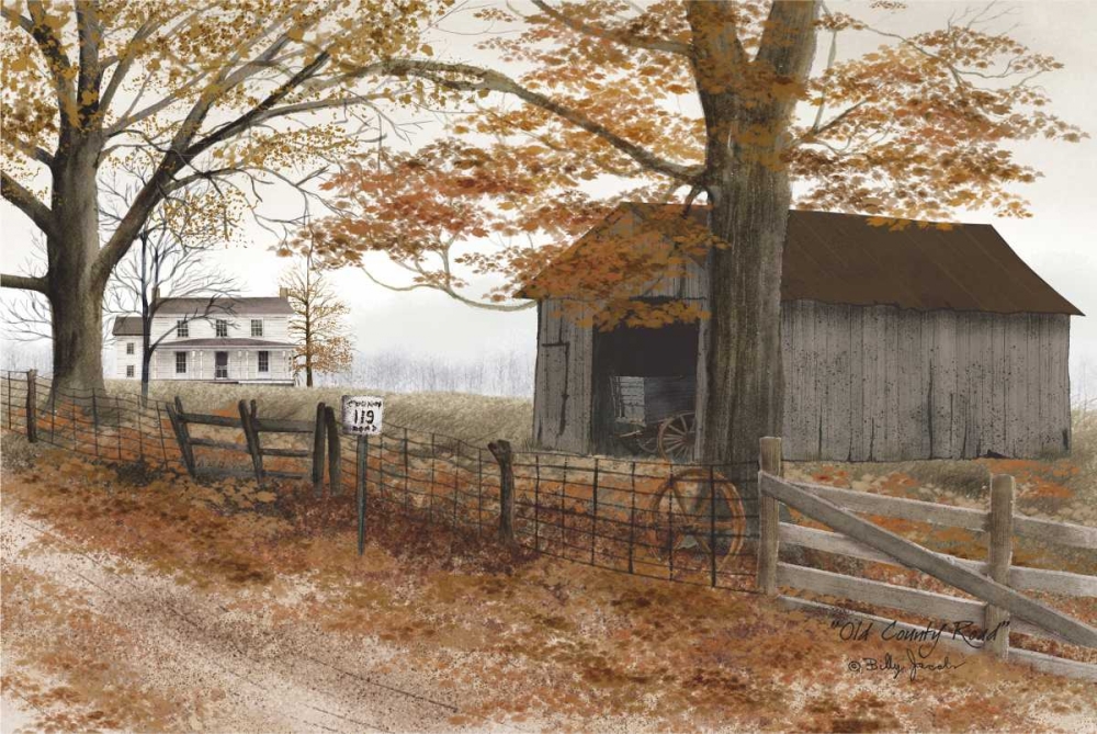 Old Country Road art print by Billy Jacobs for $57.95 CAD