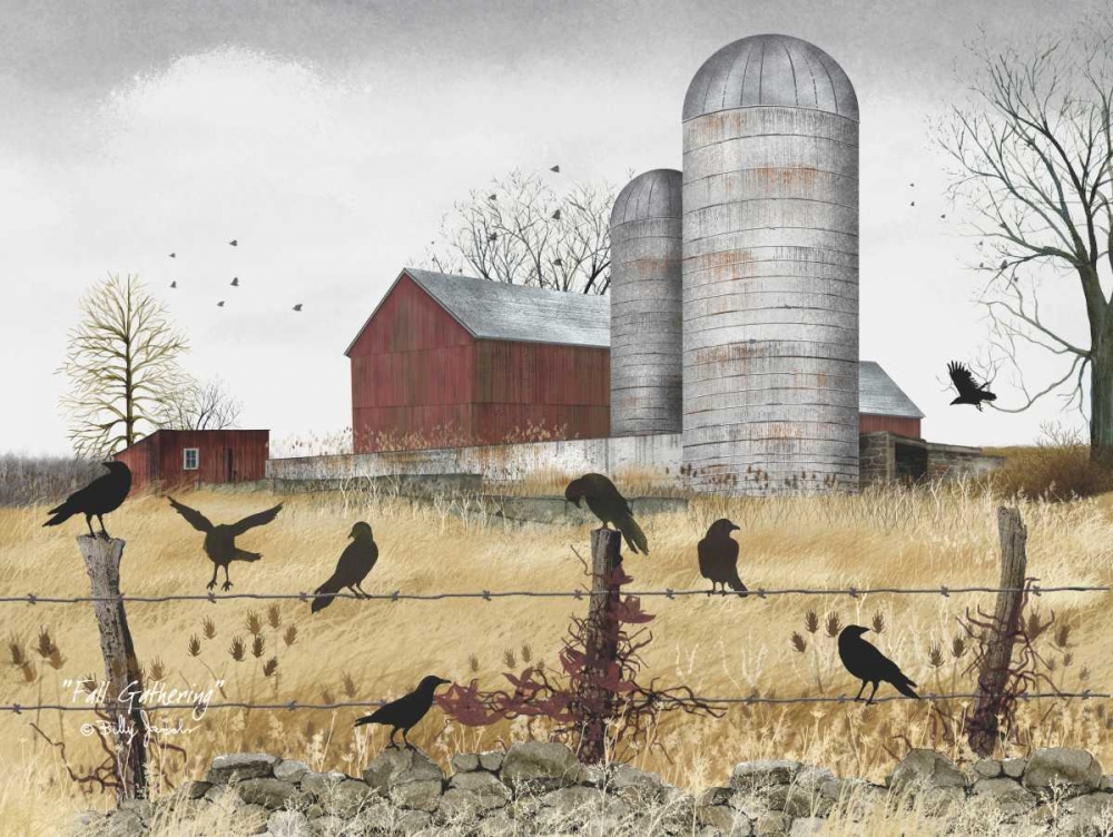 Fall Gathering art print by Billy Jacobs for $57.95 CAD