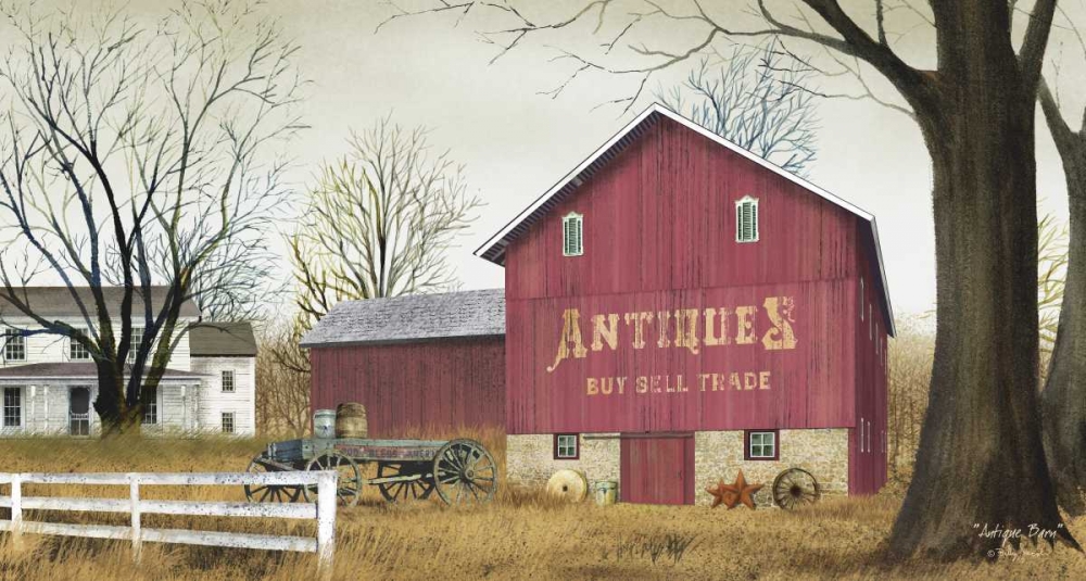 Antique Barn art print by Billy Jacobs for $57.95 CAD