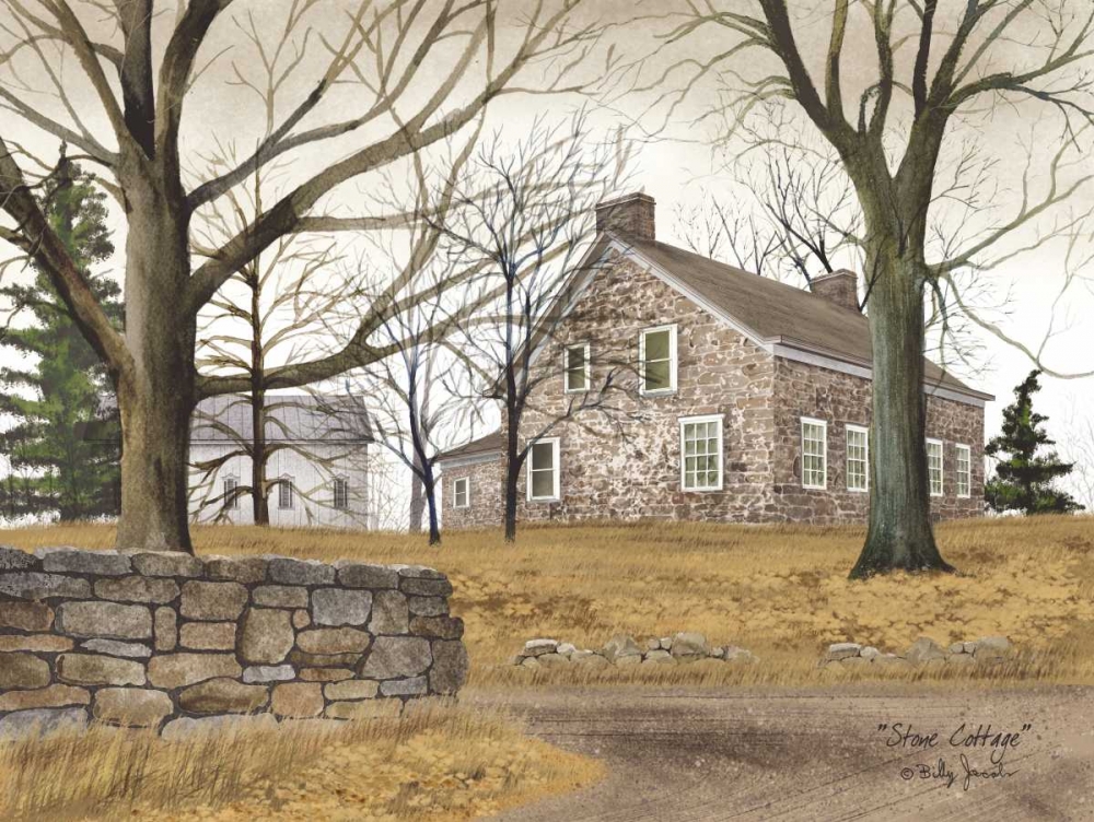 Stone Cottage art print by Billy Jacobs for $57.95 CAD