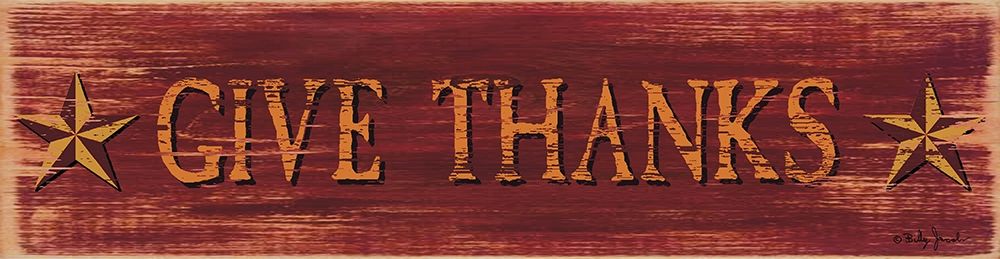 Give Thanks art print by Billy Jacobs for $57.95 CAD
