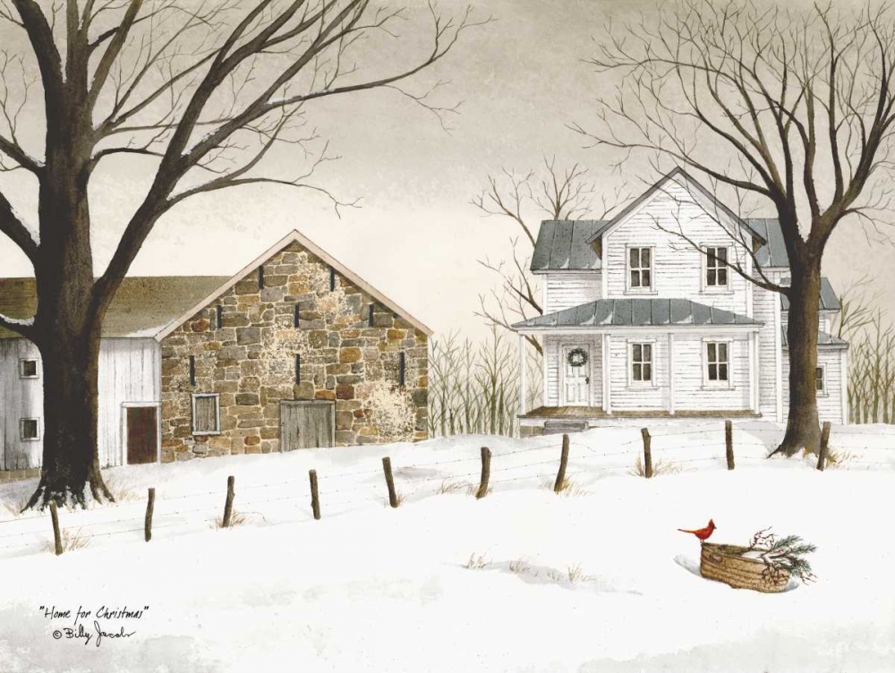Home for Christmas art print by Billy Jacobs for $57.95 CAD