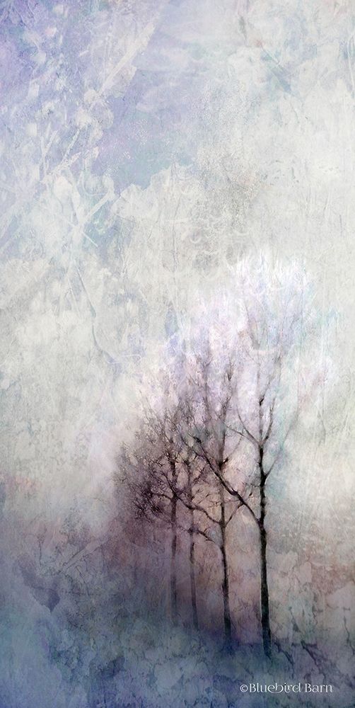 First Light Winter Forest art print by Bluebird Barn for $57.95 CAD