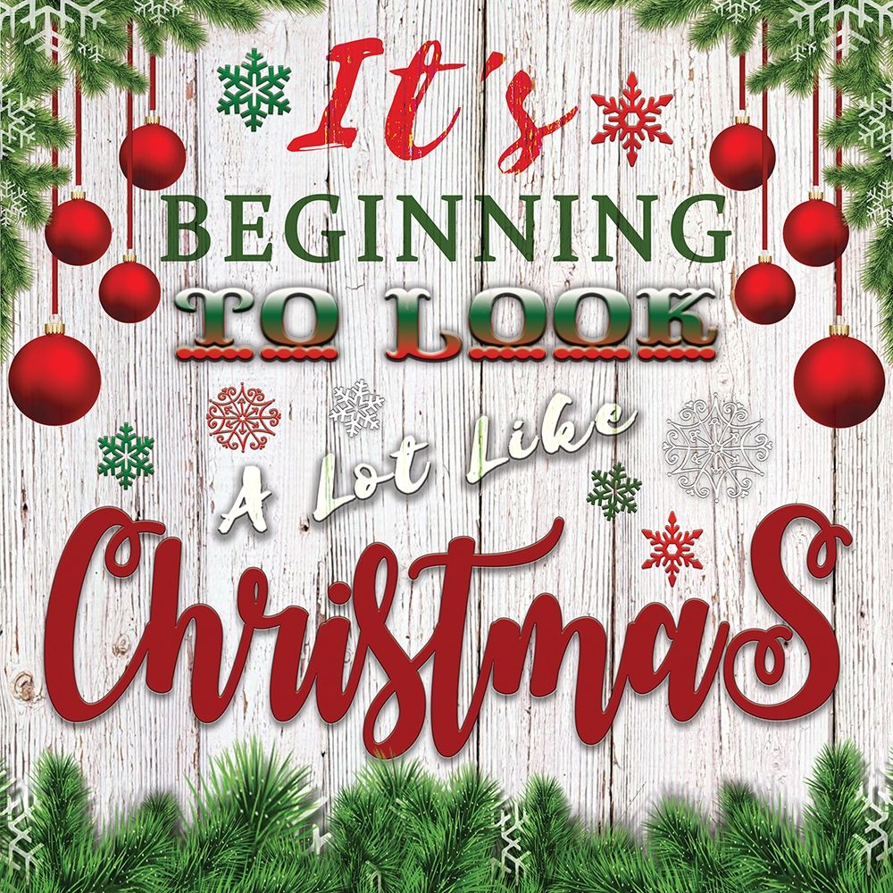 Its Beginning to Look a Lot Like Christmas art print by Bluebird Barn for $57.95 CAD