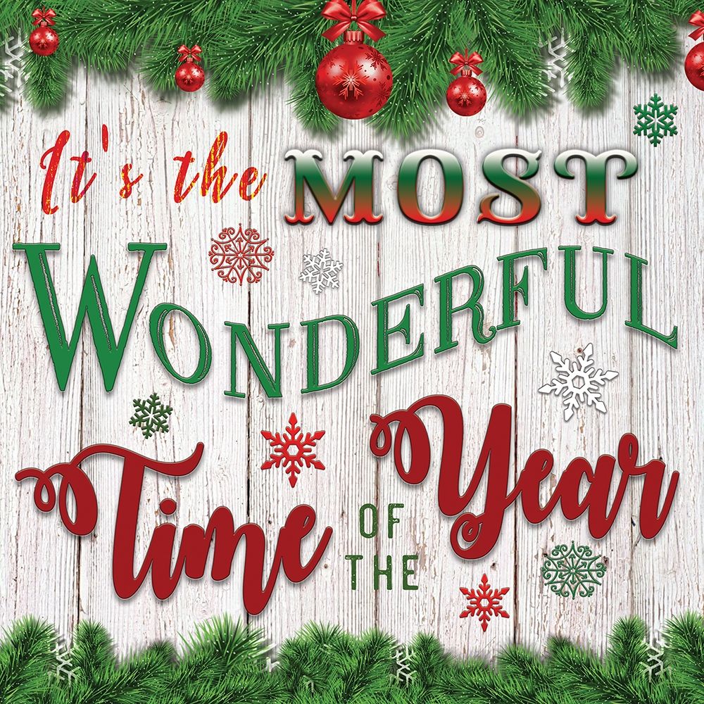 Its the Most Wonderful Time of the Year art print by Bluebird Barn for $57.95 CAD