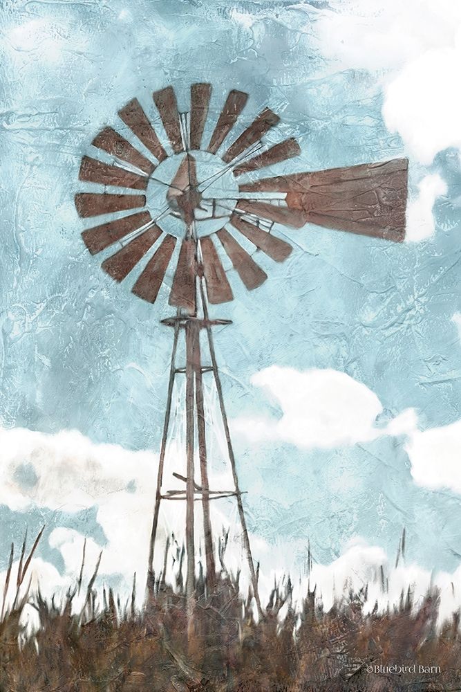 Windmill      art print by Bluebird Barn for $57.95 CAD
