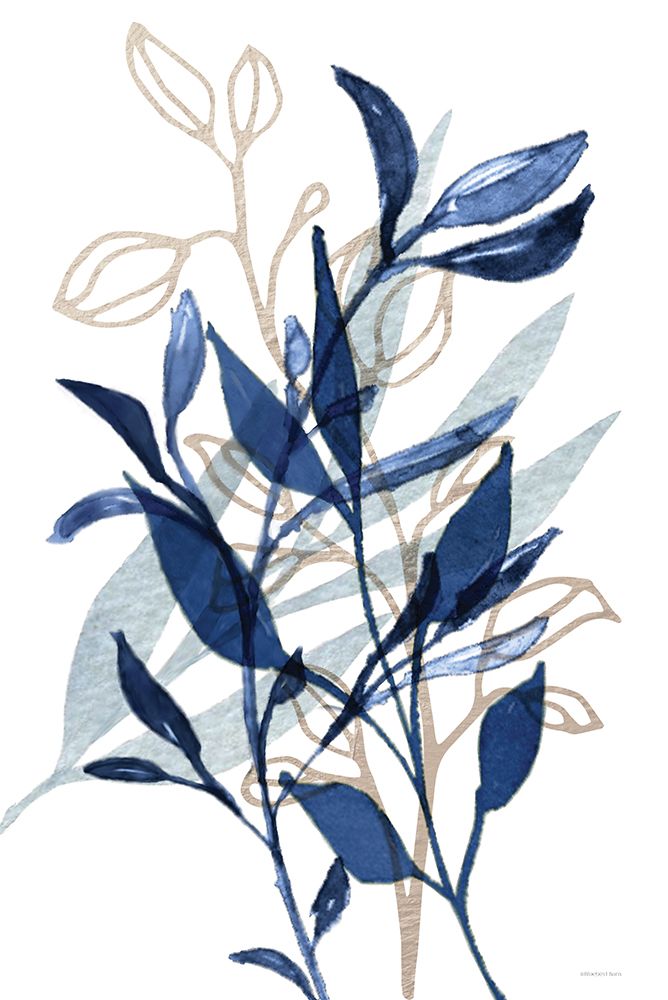 Botanical Blues I art print by Bluebird Barn for $57.95 CAD