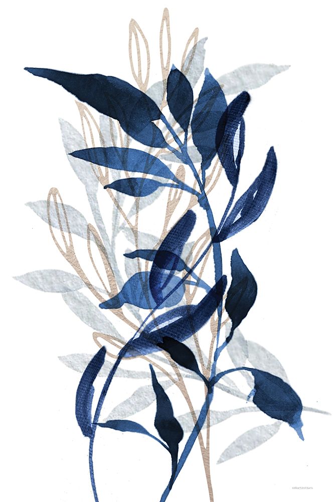 Botanical Blues II art print by Bluebird Barn for $57.95 CAD