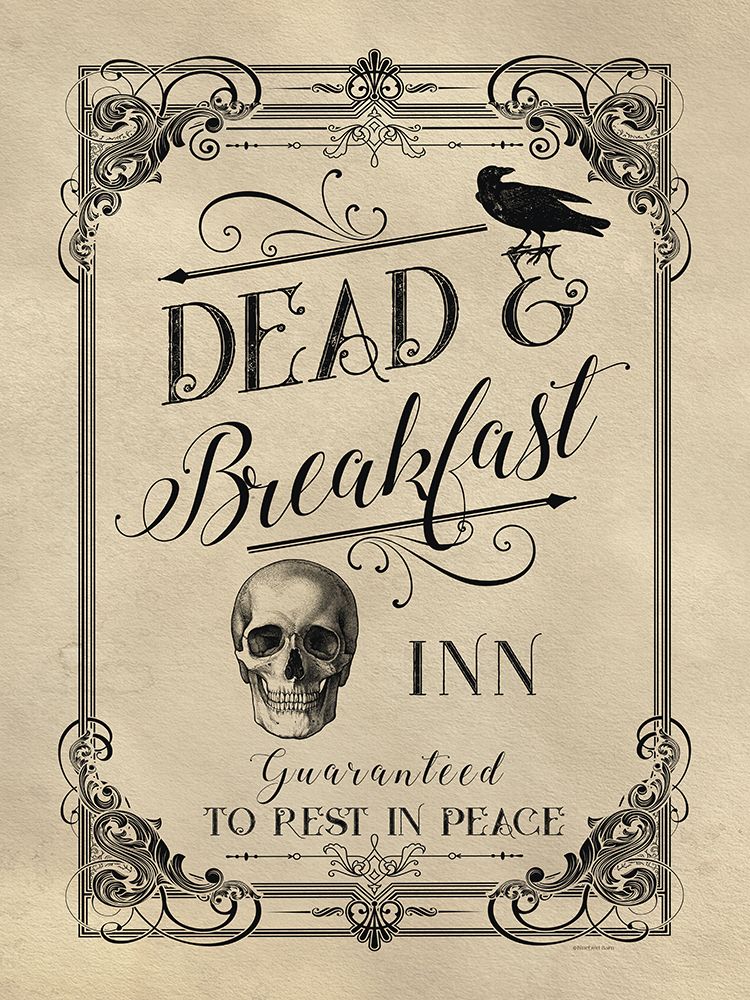 Dead And Breakfast art print by Bluebird Barn for $57.95 CAD
