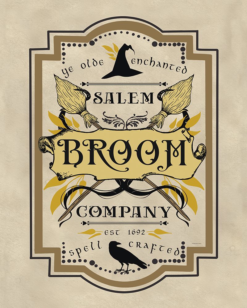 Salem Broom Company art print by Bluebird Barn for $57.95 CAD