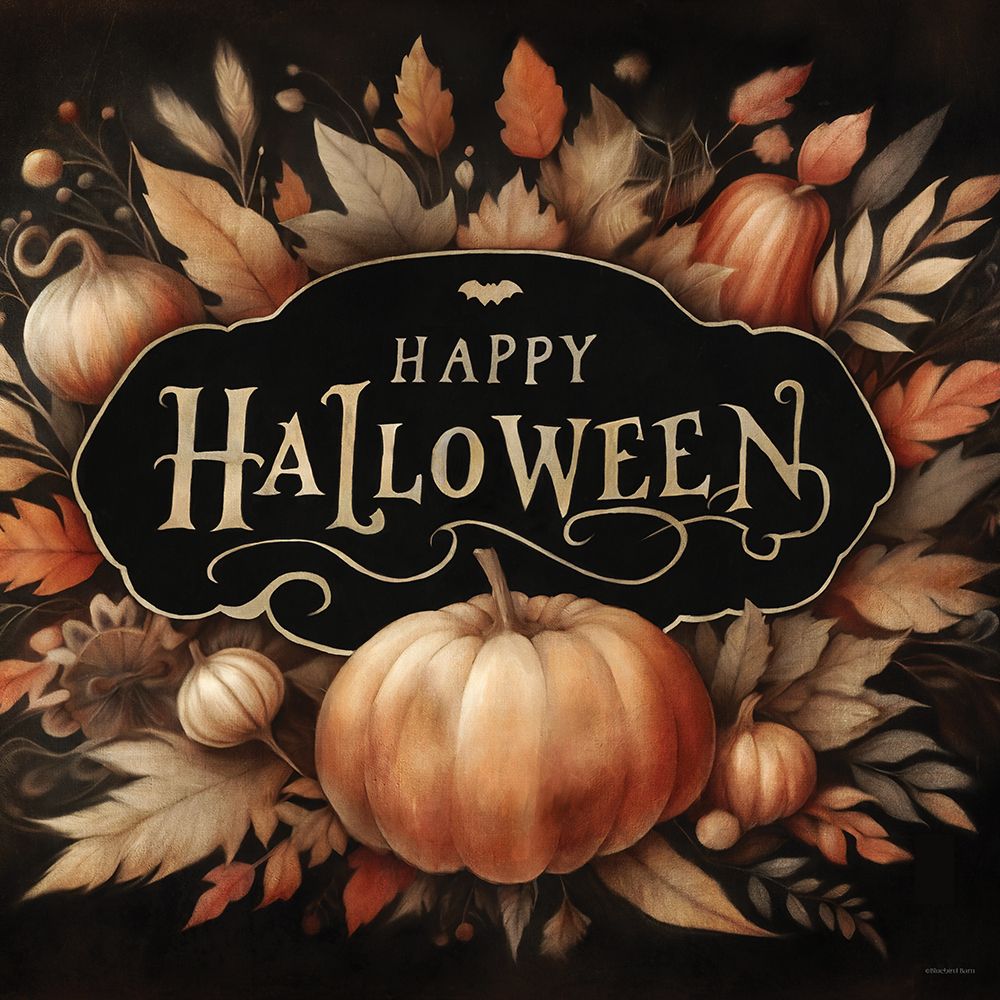 Happy Halloween art print by Bluebird Barn for $57.95 CAD