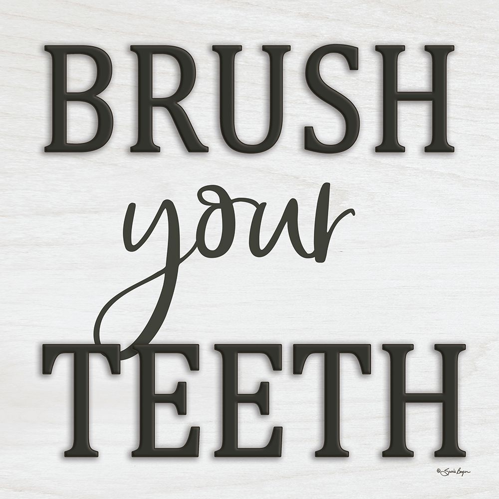 Brush Your Teeth art print by Susie Boyer for $57.95 CAD