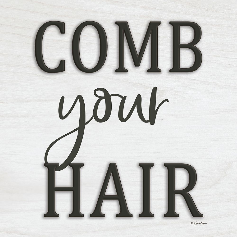 Comb Your Hair art print by Susie Boyer for $57.95 CAD