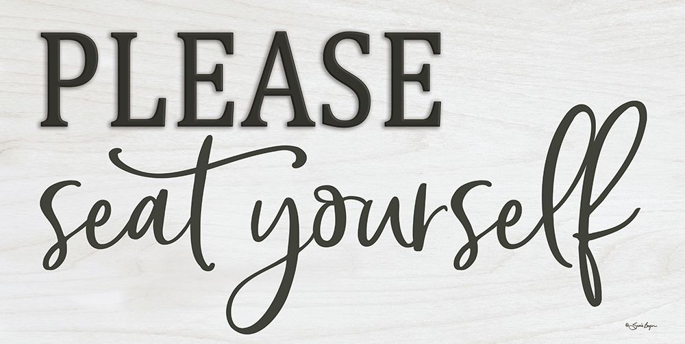 Please Seat Yourself art print by Susie Boyer for $57.95 CAD